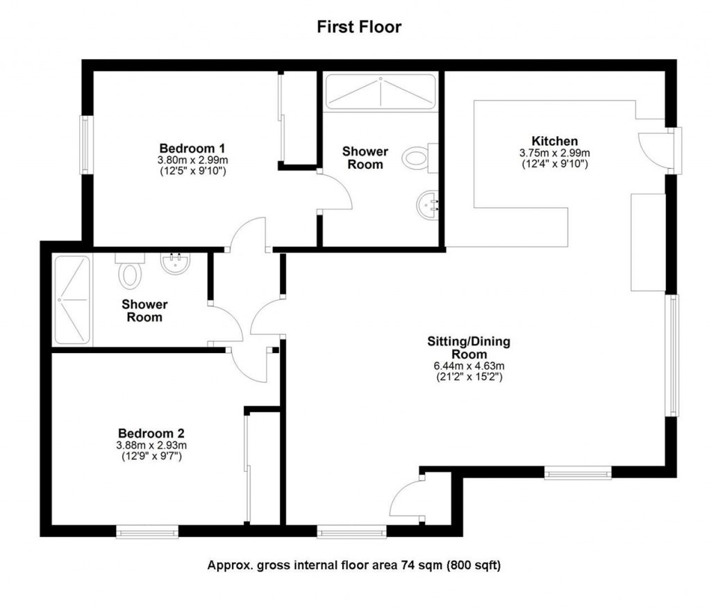 Floorplans For Fordham Road, Newmarket