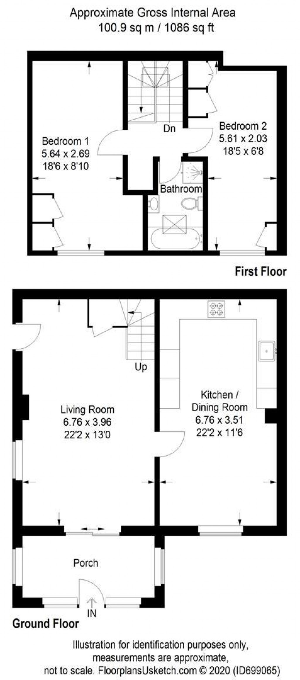Floorplans For South Street, Totnes