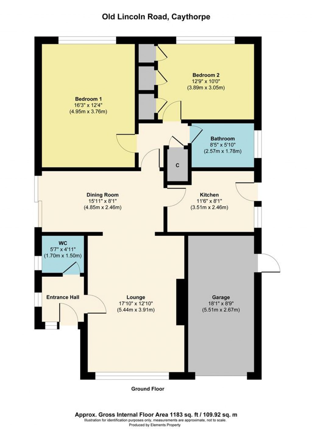 Floorplans For Old Lincoln Road, Caythorpe
