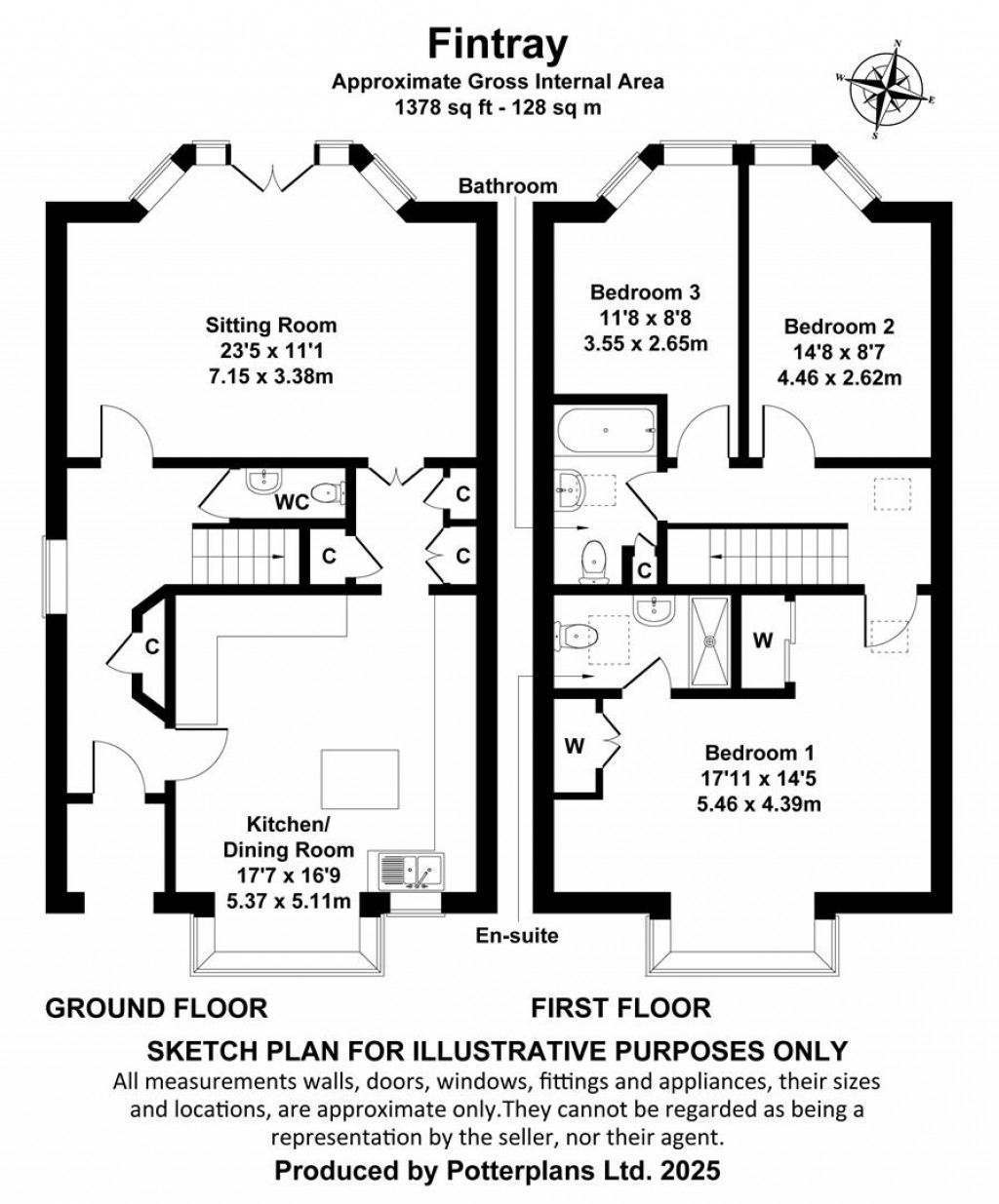 Floorplans For Bembridge, Isle of Wight