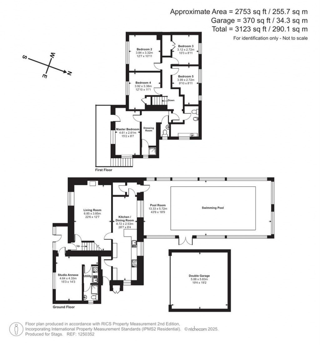 Floorplans For High Lanes Road, Praze, Camborne