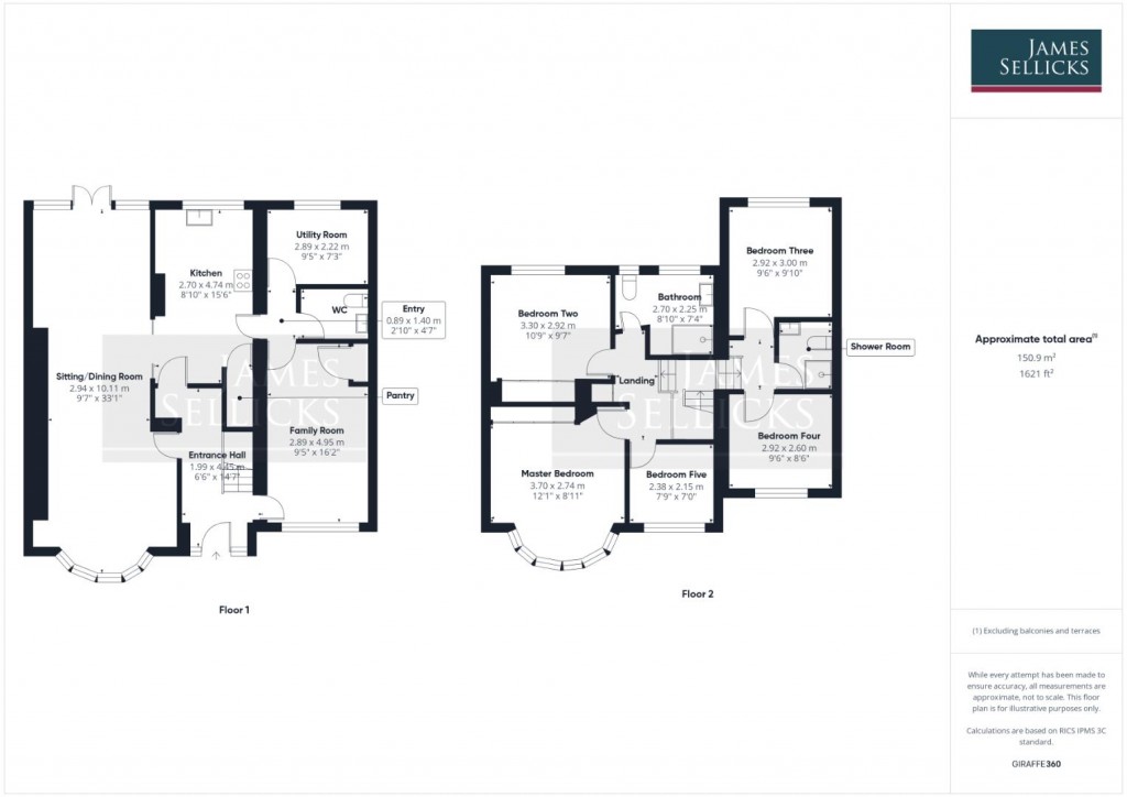 Floorplans For Summerlea Road, Evington, Leicester