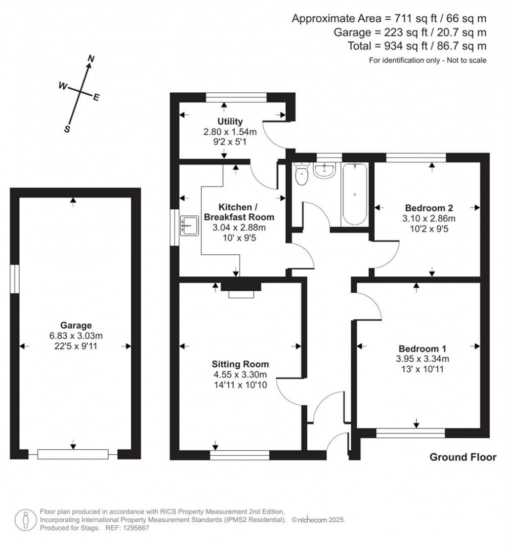 Floorplans For Park Road, Kingskerswell, Newton Abbot