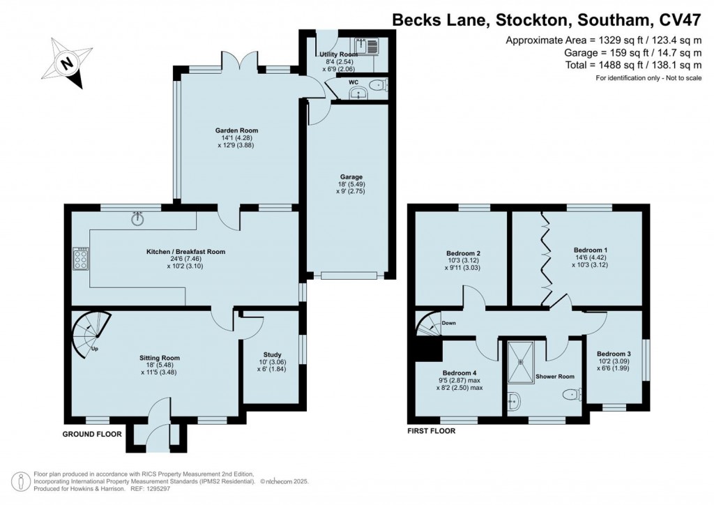 Floorplans For Becks Lane, Stockton, Southam