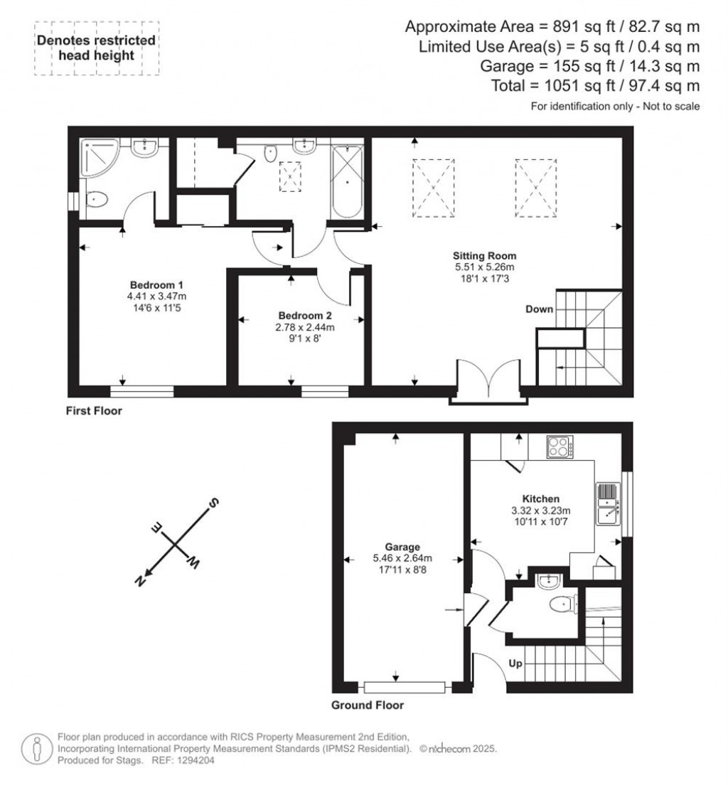 Floorplans For Meadow Brook, Roundswell, Barnstaple