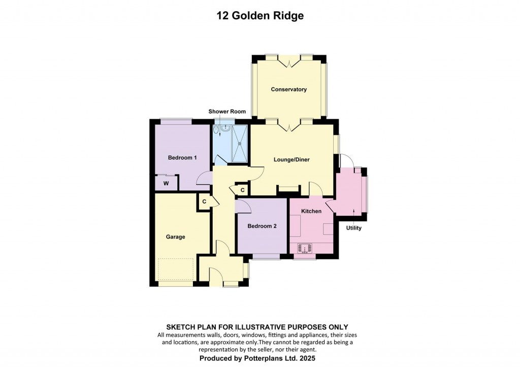 Floorplans For Freshwater, Isle of Wight