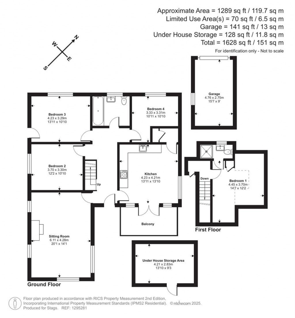Floorplans For West Hill Road, Lyme Regis