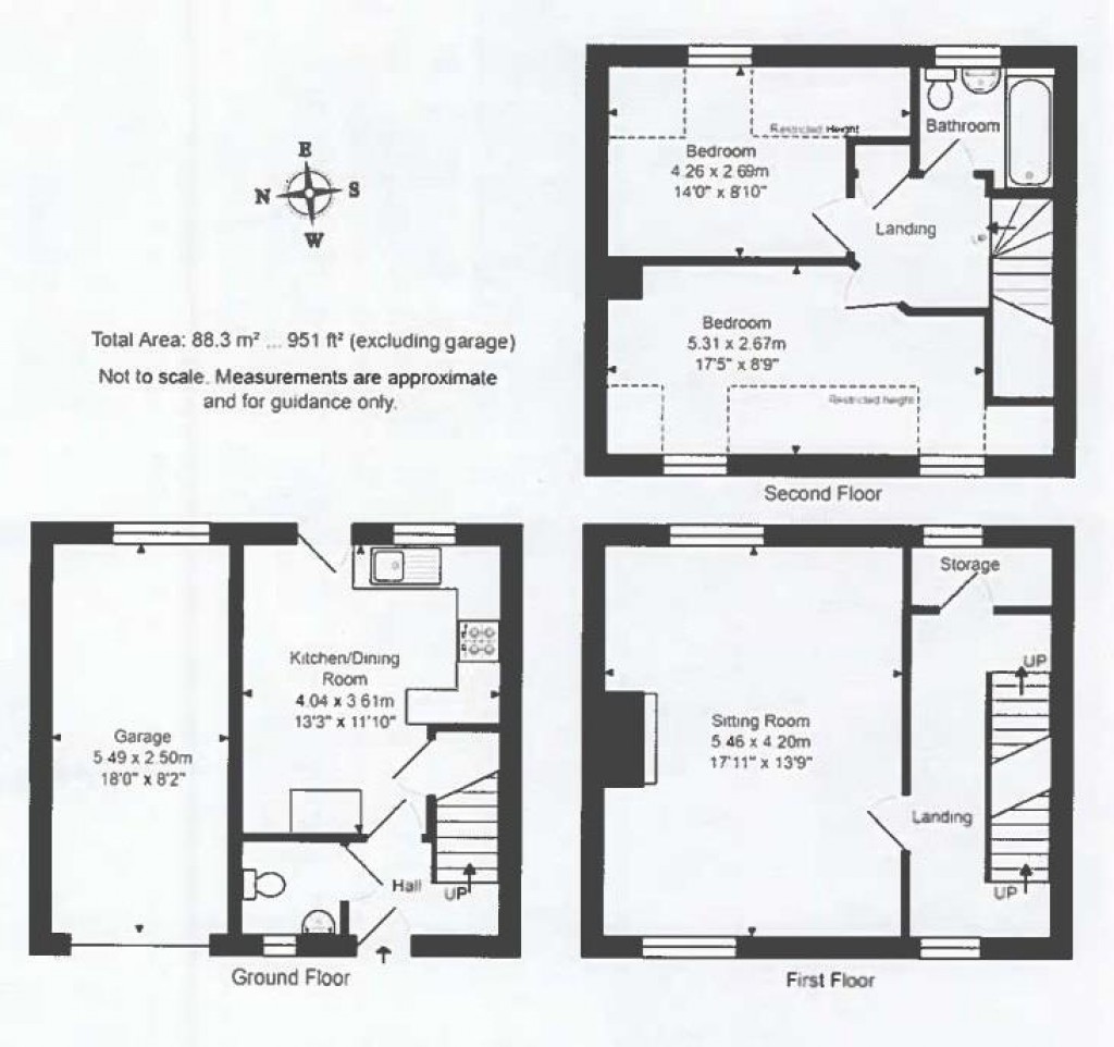 Floorplans For Church Street, Bridport