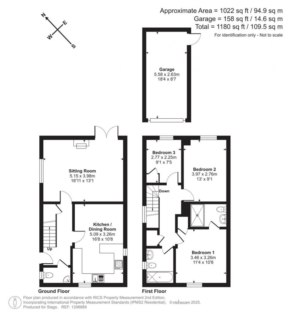 Floorplans For Marksmead, Drimpton, Beaminster