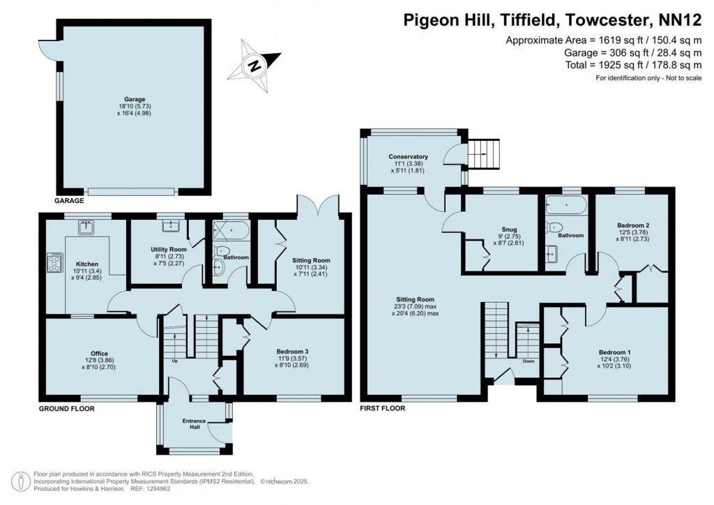 Floorplans For Pigeon Hill, Tiffield, Towcester, NN12