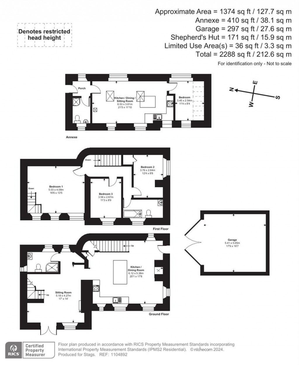 Floorplans For Duloe, Liskeard