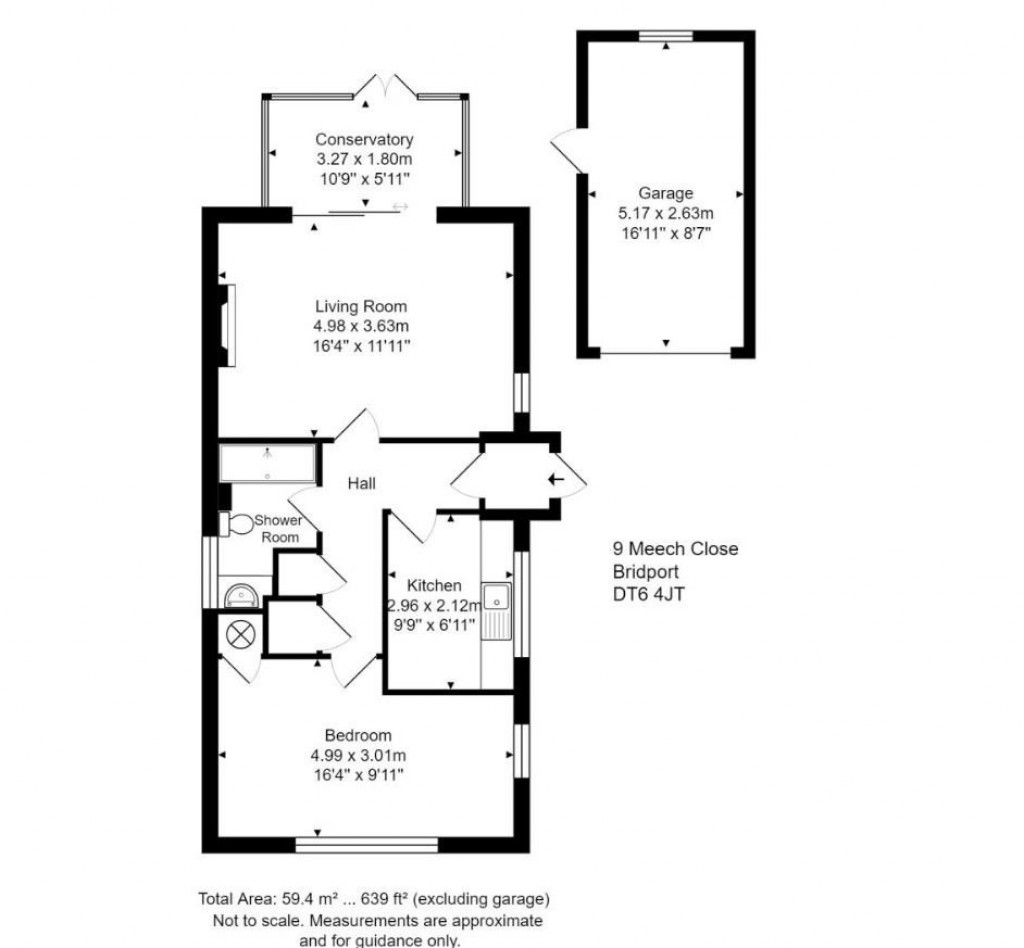 Floorplans For Meech Close, Bridport