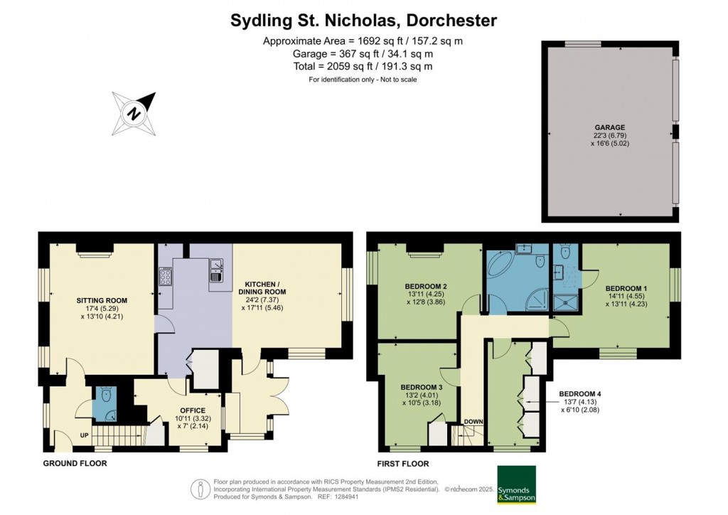 Floorplans For Sydling St. Nicholas, Dorchester