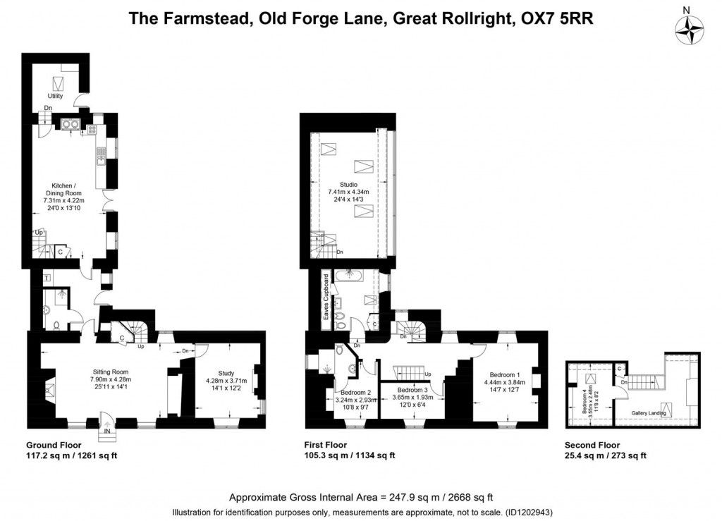 Floorplans For Great Rollright, Oxfordshire