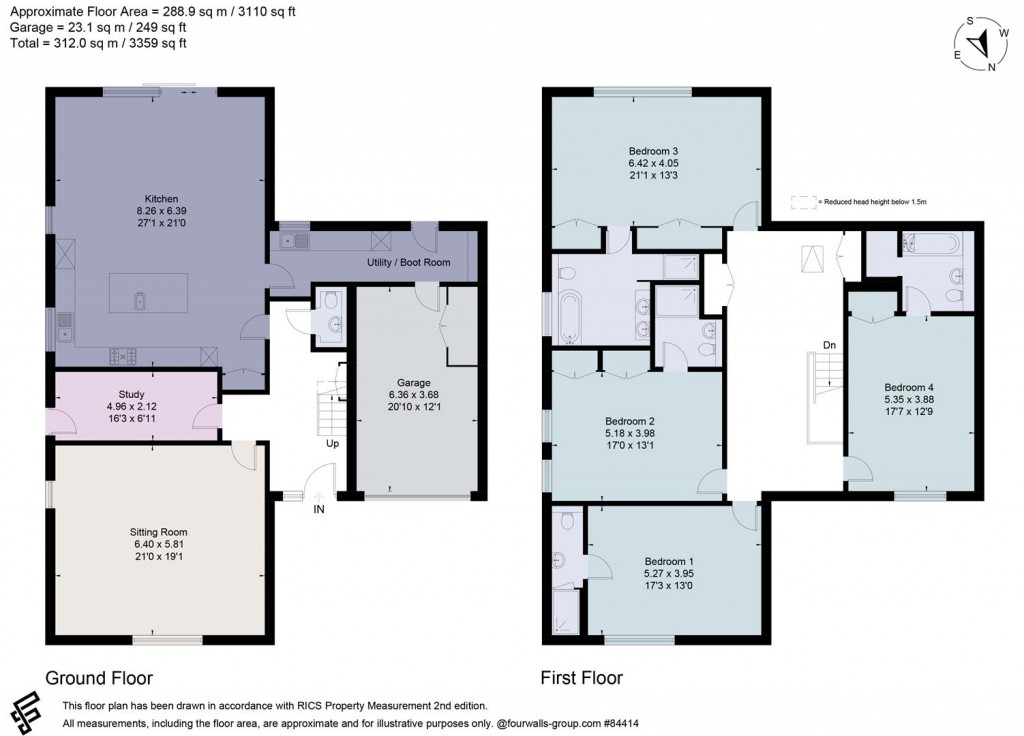 Floorplans For Toddington, Gloucestershire