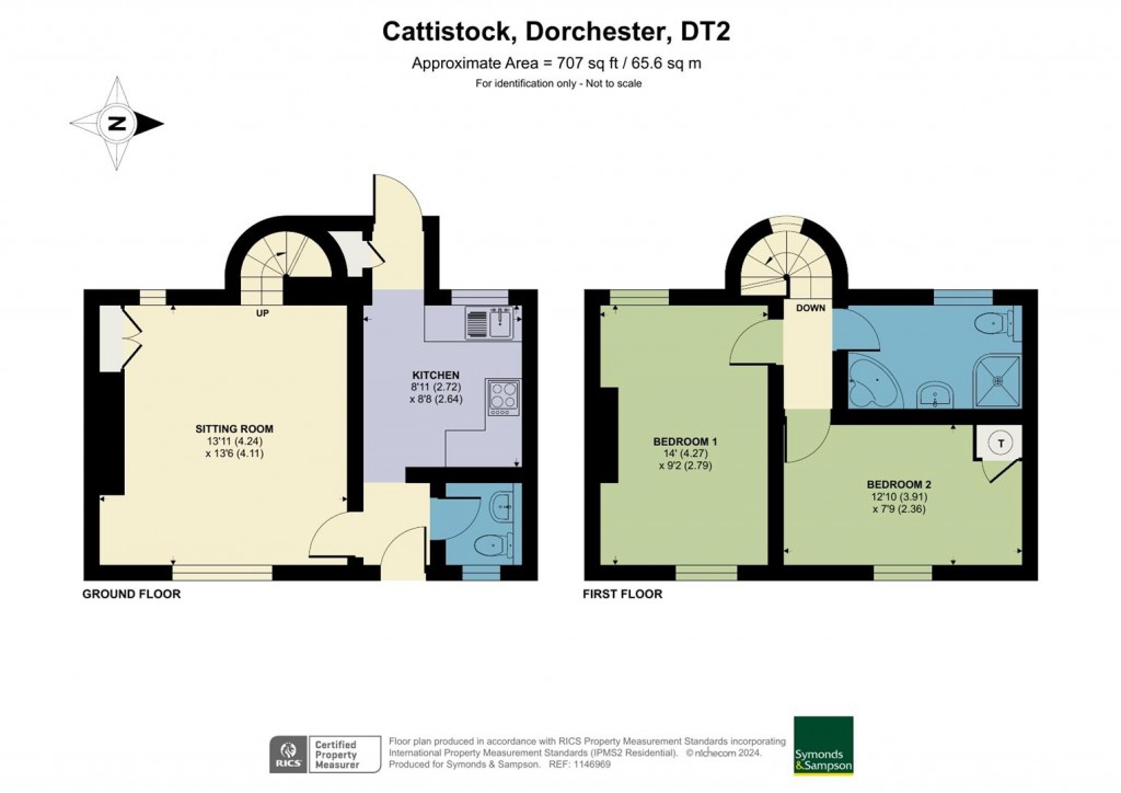 Floorplans For Cattistock, Dorchester, Dorset