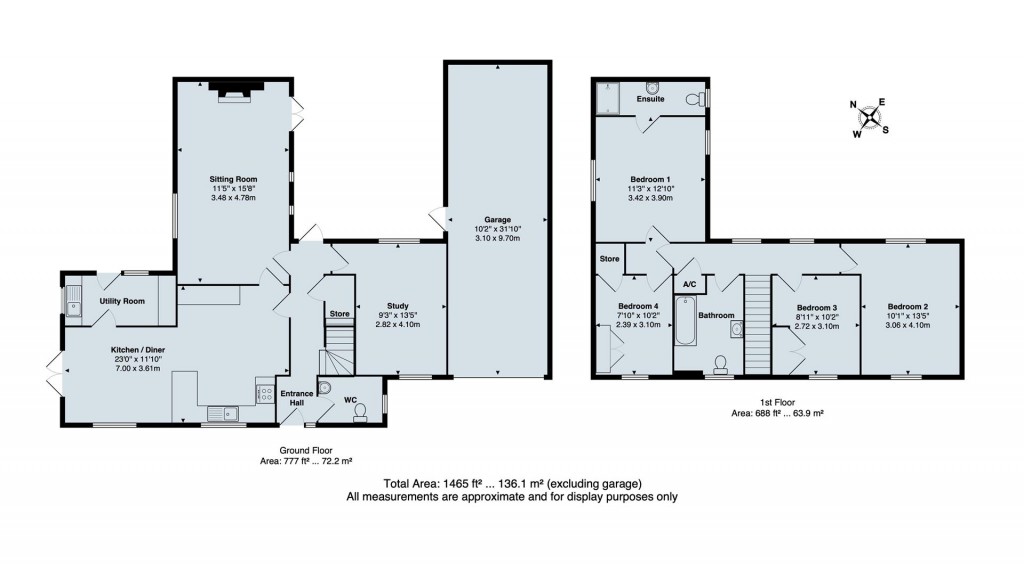 Floorplans For Newborough Close, Austrey, Atherstone, CV9