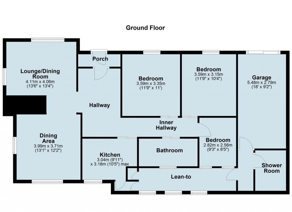 Floorplans For Watling Street, Grendon, Atherstone, CV9