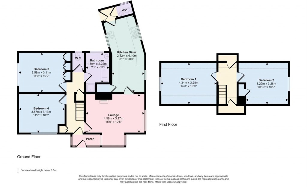 Floorplans For Whitchurch Canonicorum, Bridport