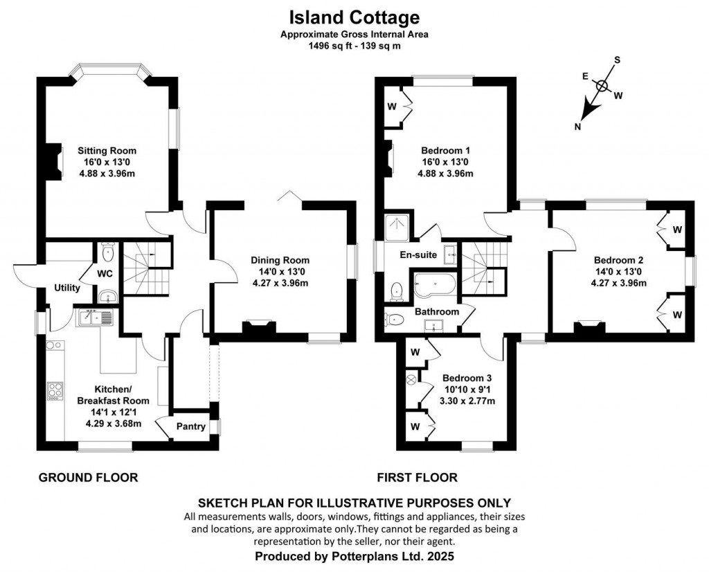 Floorplans For Bembridge, Isle of Wight