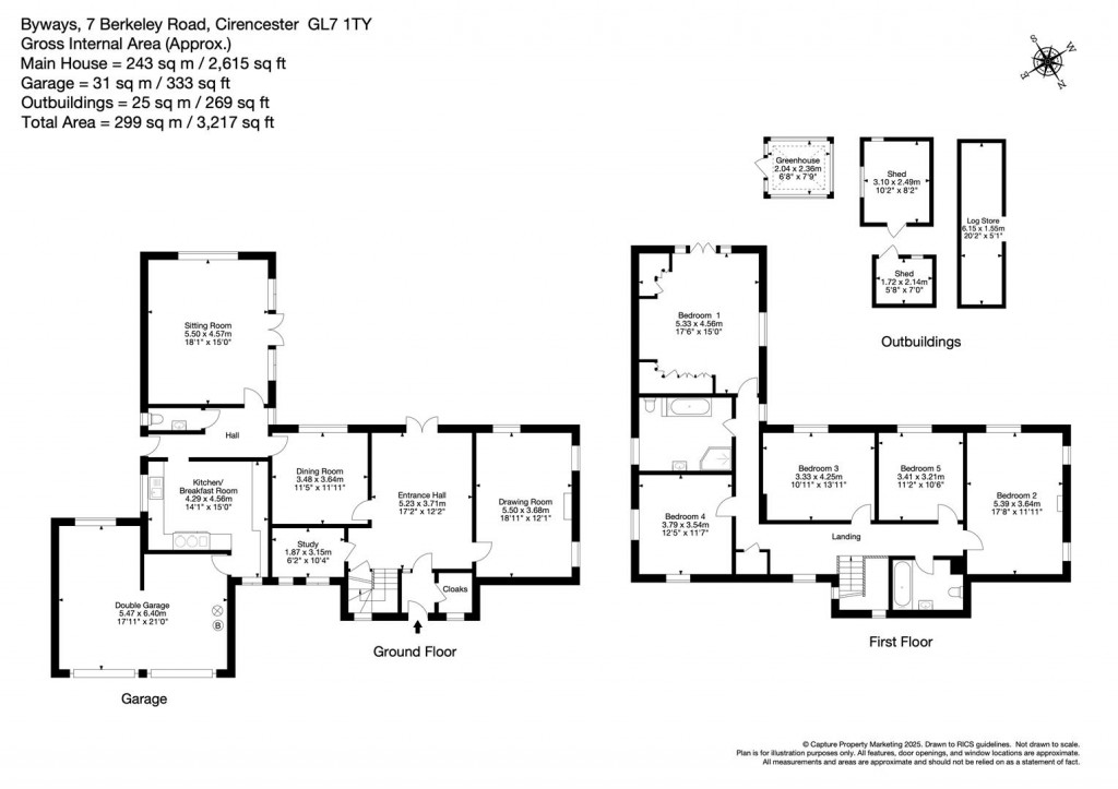 Floorplans For Berkeley Road, Cirencester