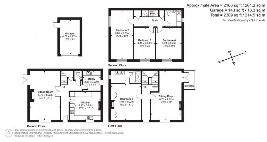Floorplans For Thread Mill Lane, Pymore, Bridport