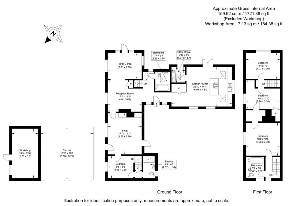 Floorplans For Chishill Road, Heydon, Royston