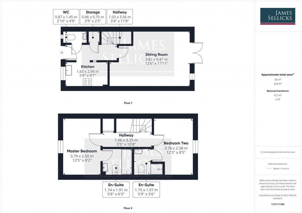 Floorplans For The Archies, Rose Court, Tilton On The Hill, Leicestershire
