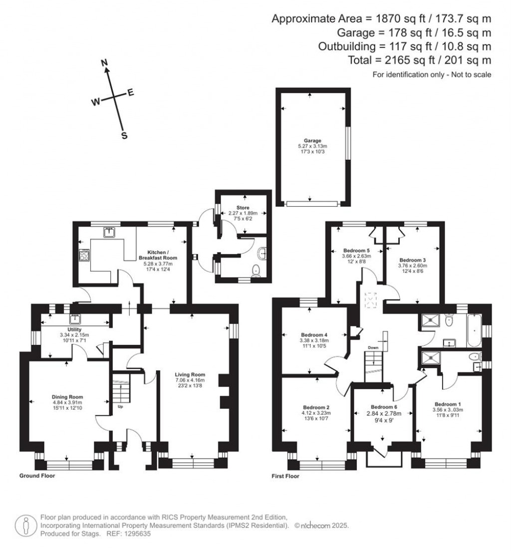 Floorplans For 4, Upland Crescent, Truro