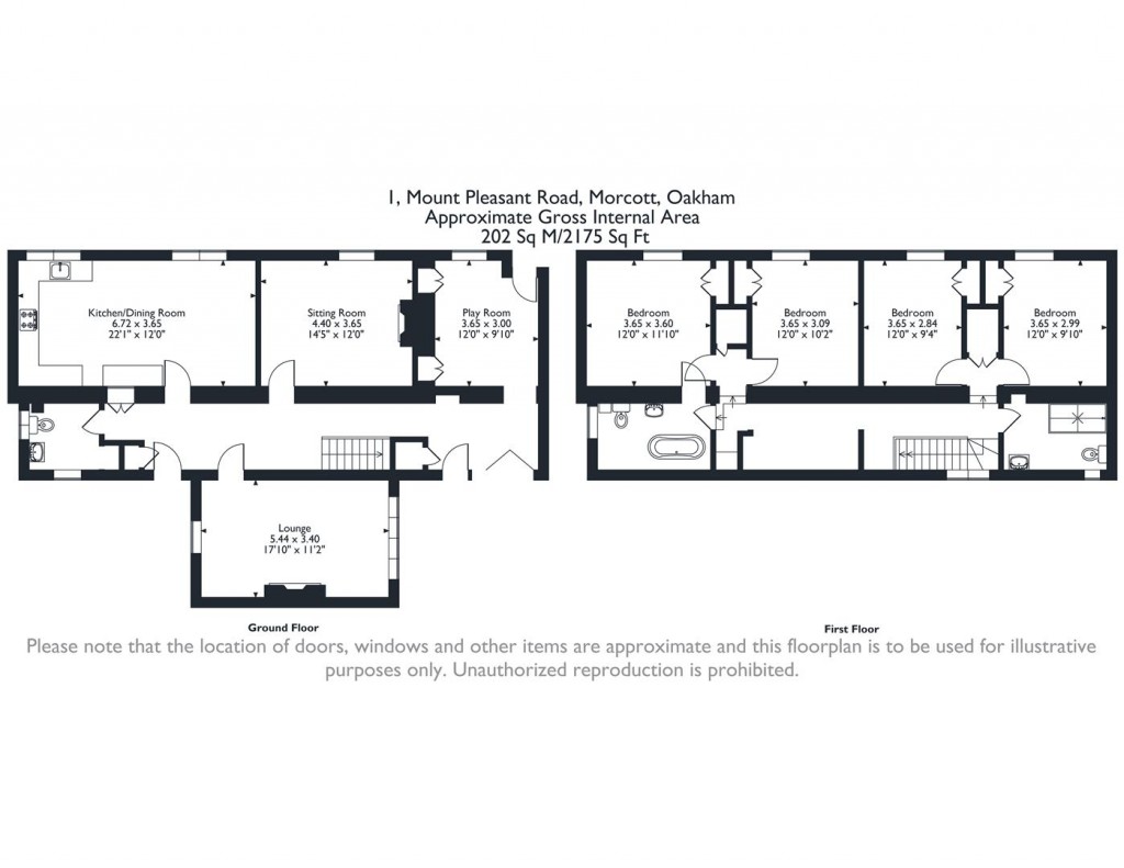 Floorplans For Mount Pleasant Road, Morcott, Rutland