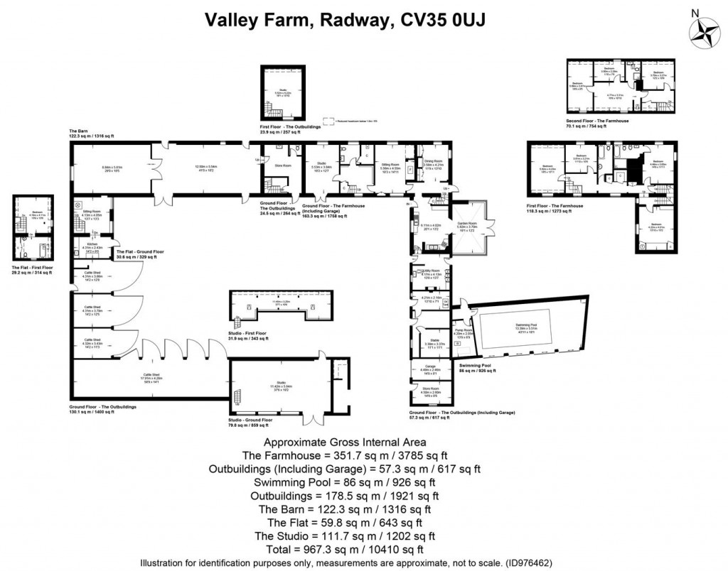 Floorplans For Radway, Warwickshire