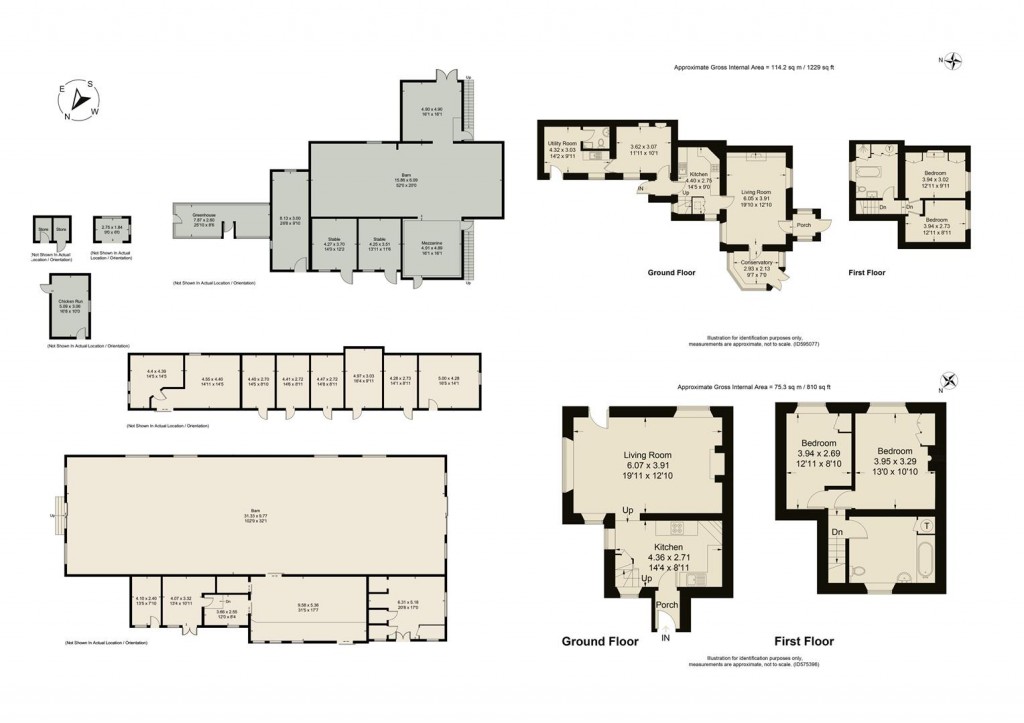 Floorplans For Fulbrook, Oxfordshire