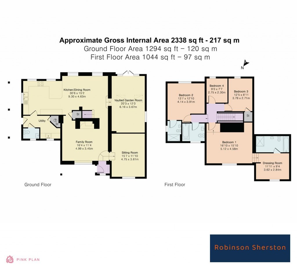 Floorplans For Peppard Common, Henley-On-Thames