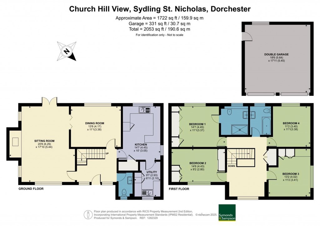 Floorplans For Church Hill View, Sydling St. Nicholas, Dorchester