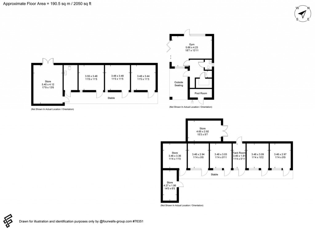 Floorplans For Nr Bibury, Gloucestershire