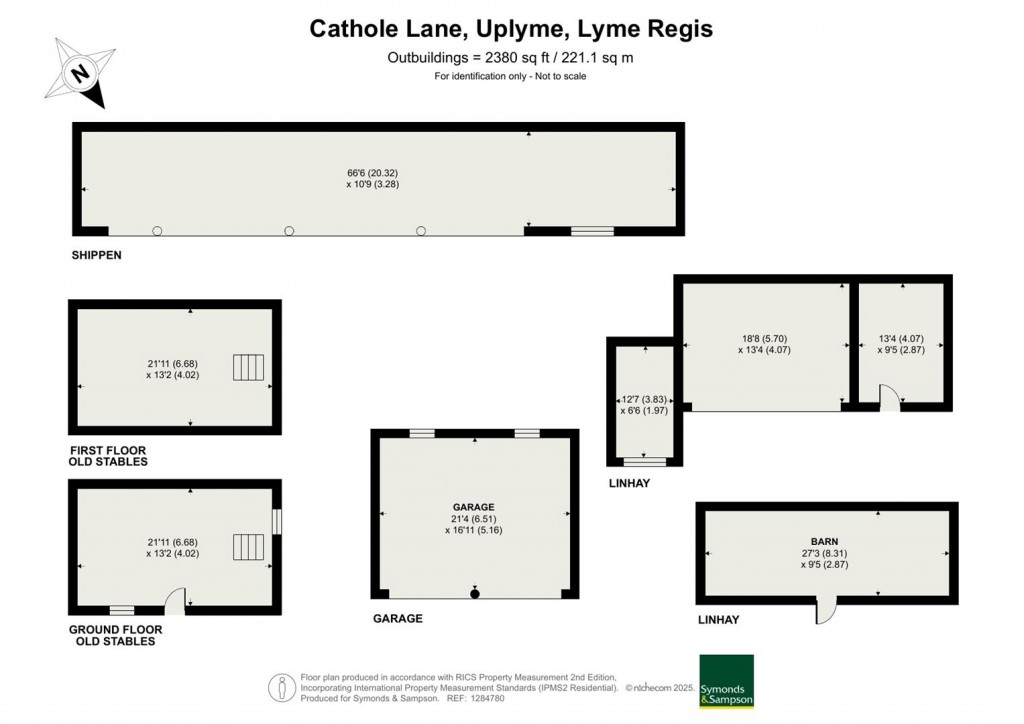 Floorplans For Cathole Lane, Uplyme, Lyme Regis