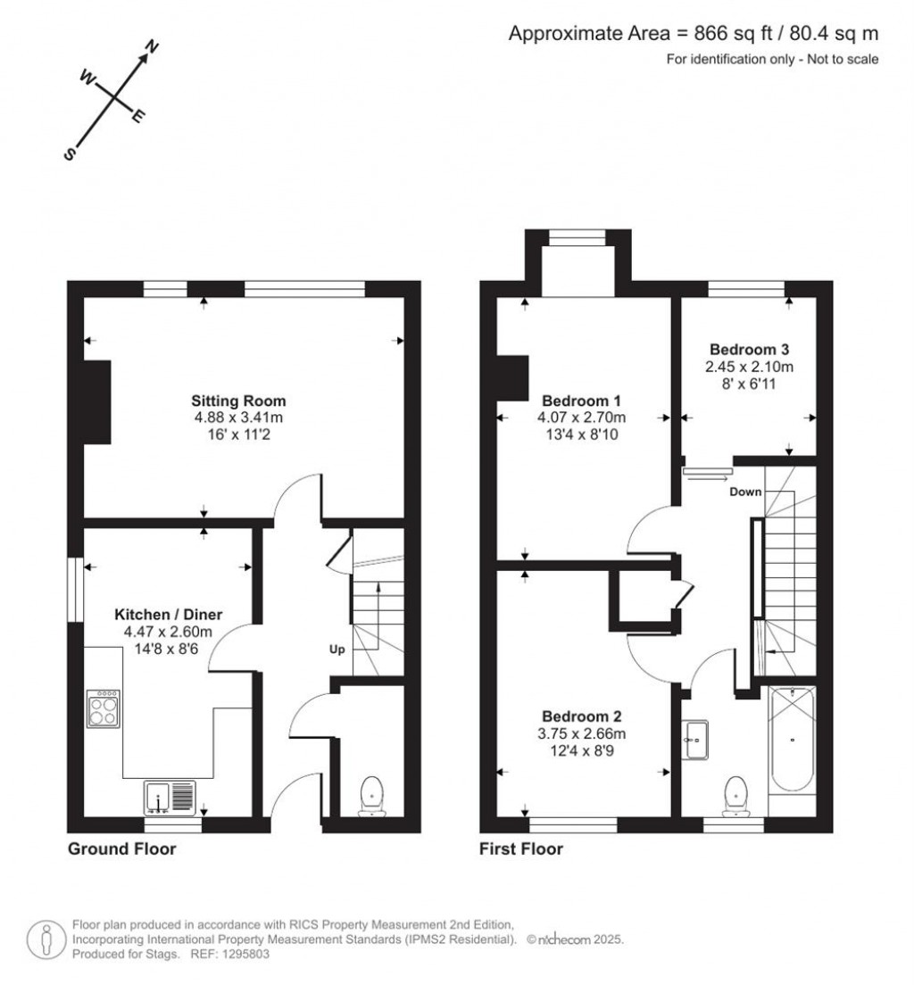 Floorplans For Broomborough Drive, Totnes