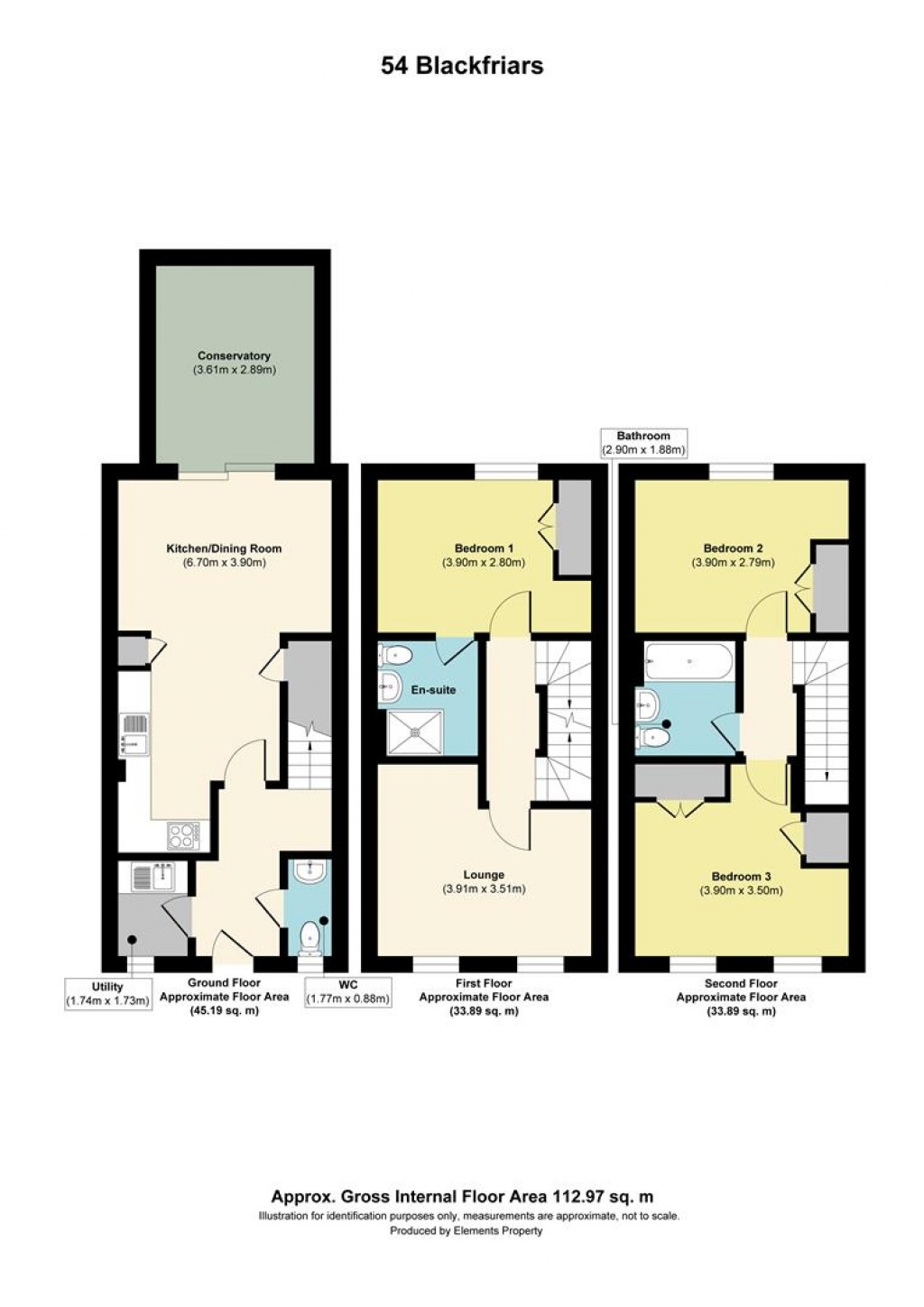 Floorplans For Blackfriars Road, Lincoln