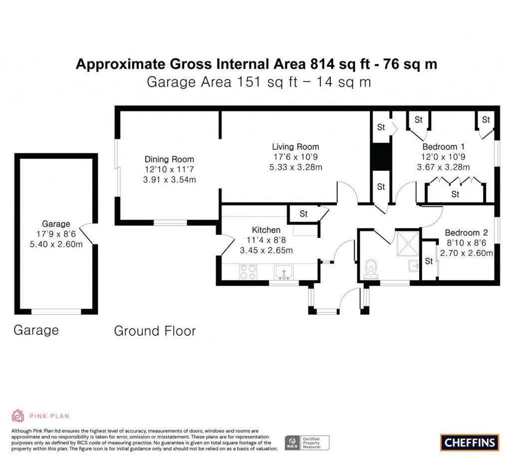Floorplans For Farmerie Road, Hundon, Sudbury