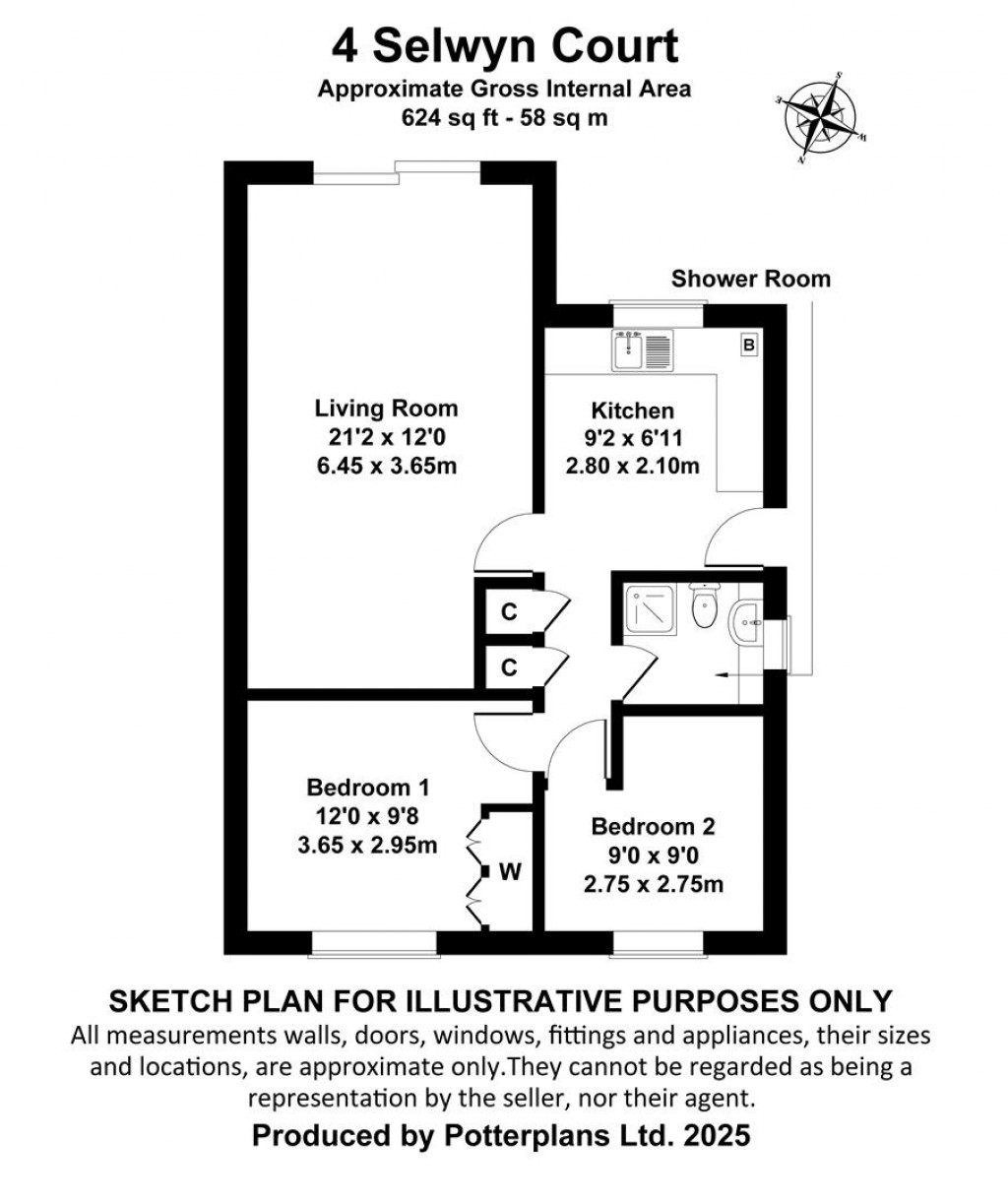 Floorplans For St Helens, Isle of Wight