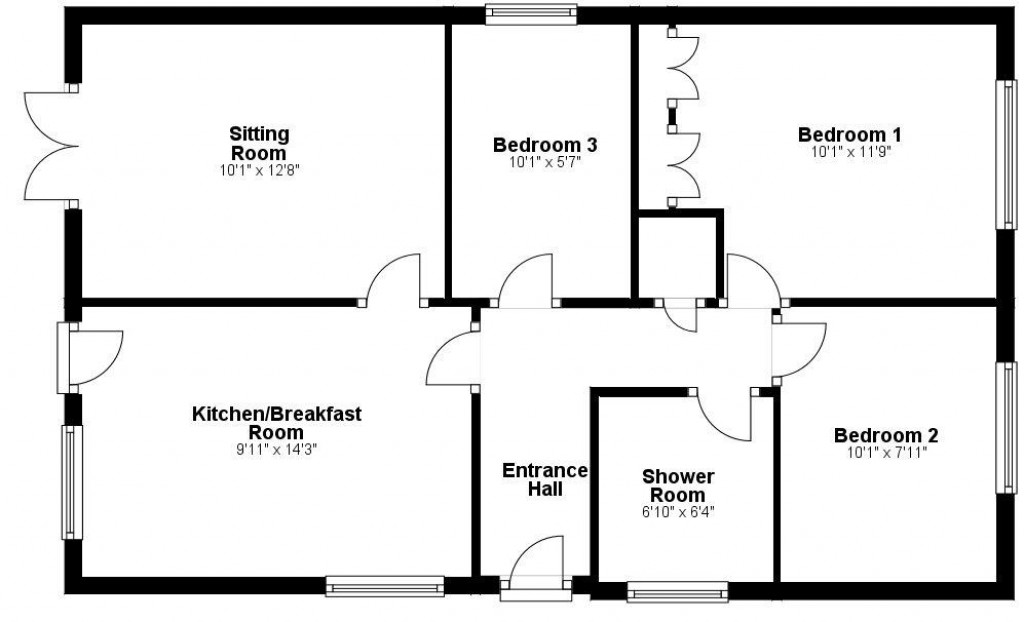 Floorplans For Malin Close, Haverhill