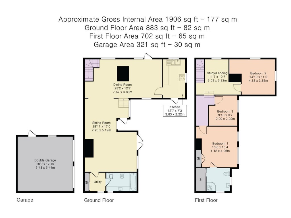 Floorplans For Chapel Road, Weston Colville