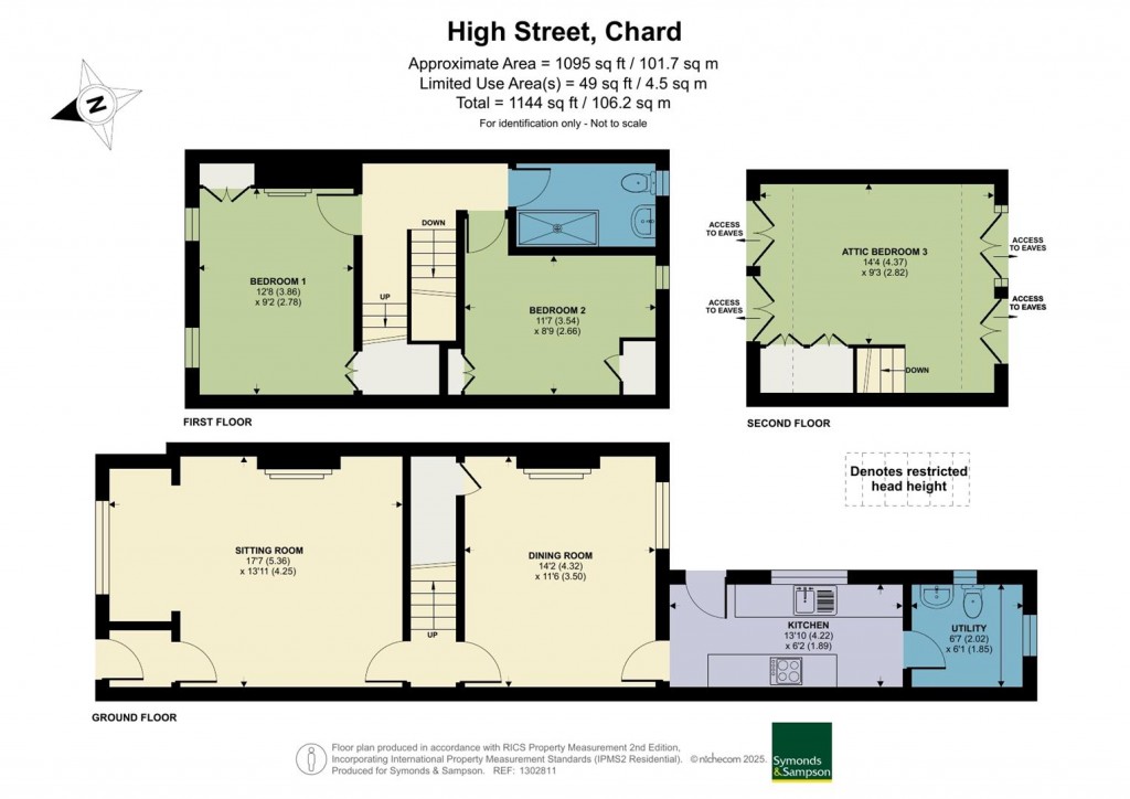 Floorplans For High Street, Chard