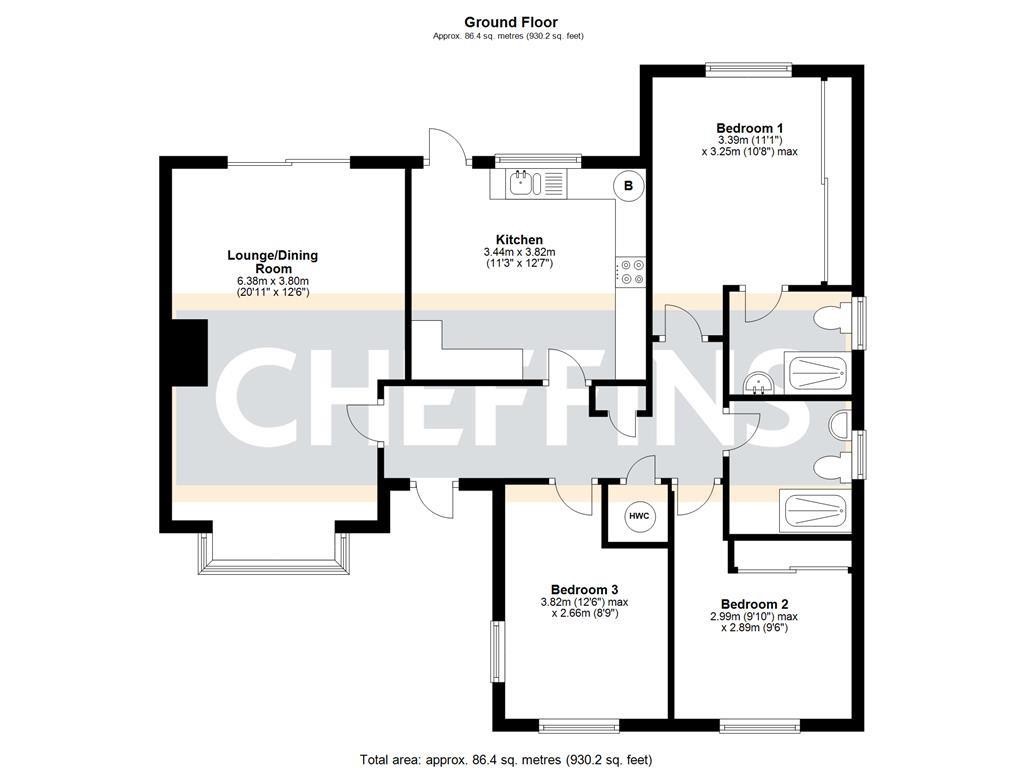Floorplans For Meadow Way, Mepal, Ely