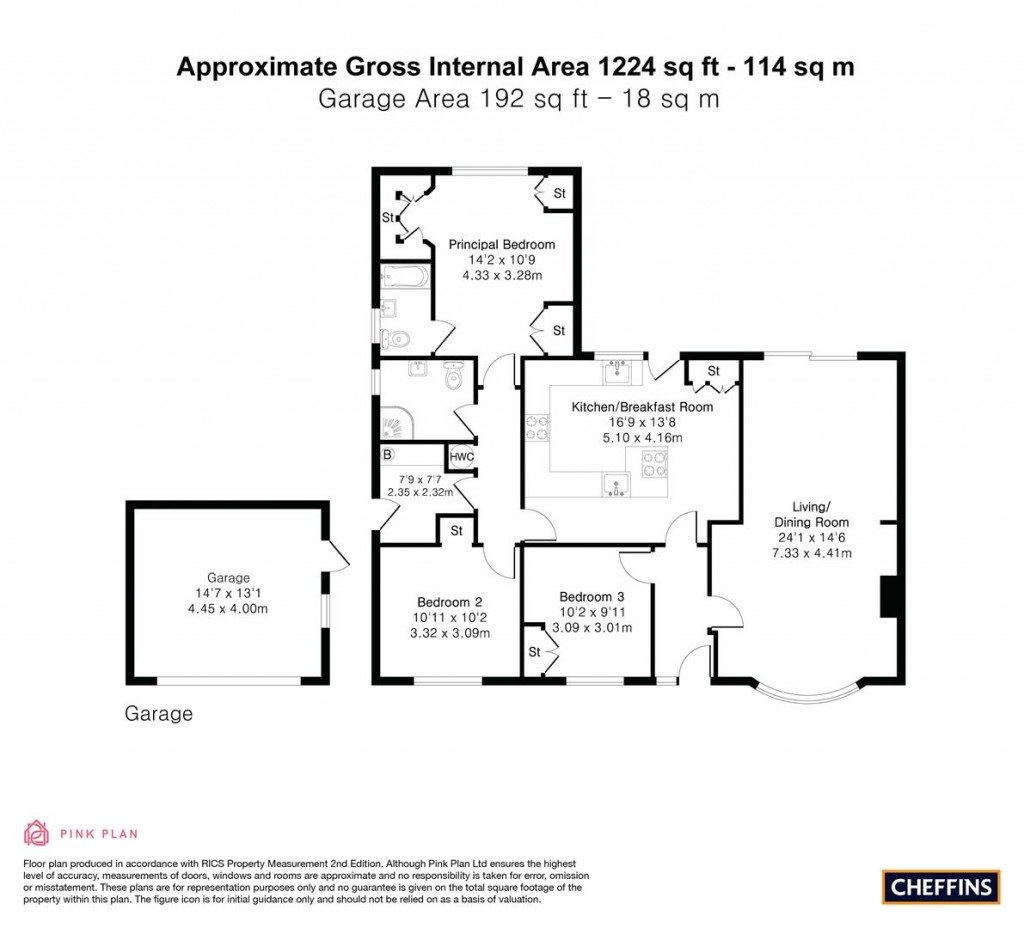 Floorplans For Riddy Lane, Bourn