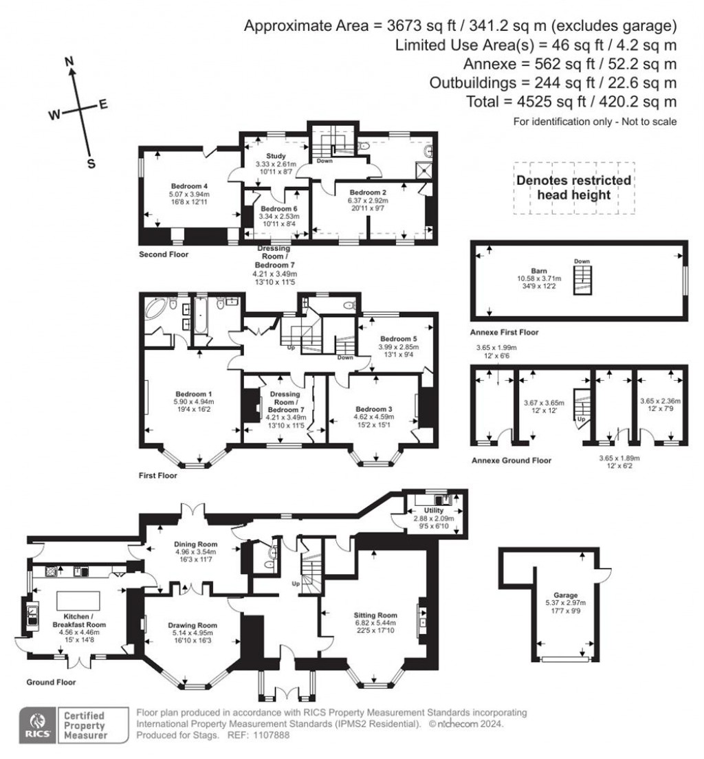 Floorplans For The Retreat, Chudleigh, Newton Abbot