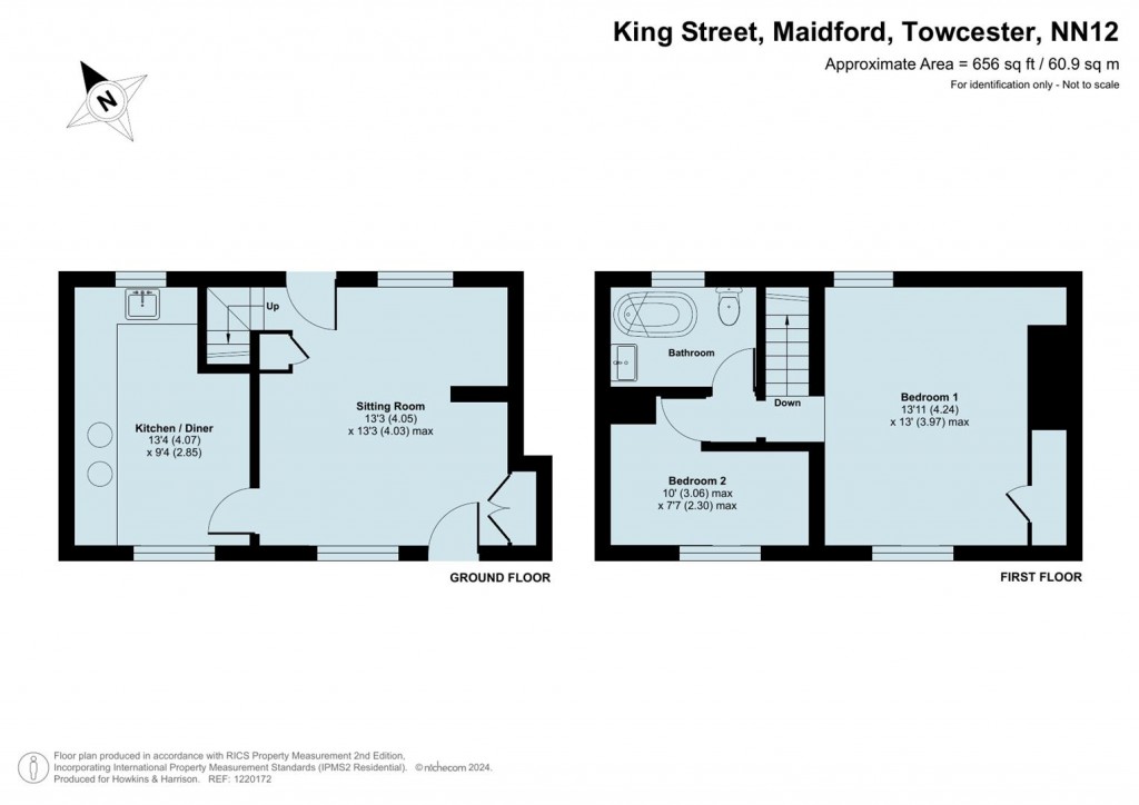 Floorplans For King Street, Maidford, NN12