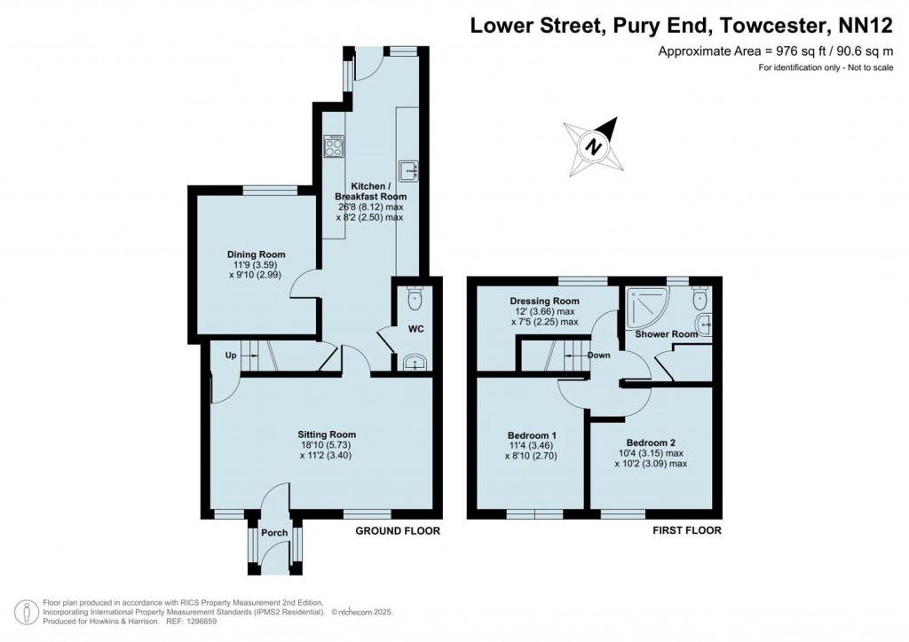 Floorplans For Lower Street, Pury End, NN12