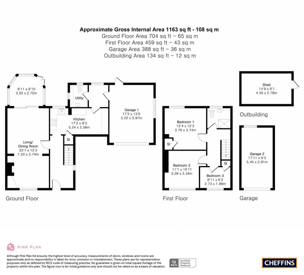 Floorplans For Princes Close, Balsham