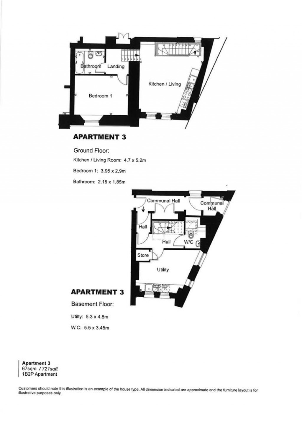 Floorplans For Litchdon Street, Barnstaple